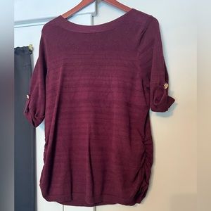 APT 9 burgundy dress shirt size XL gently used